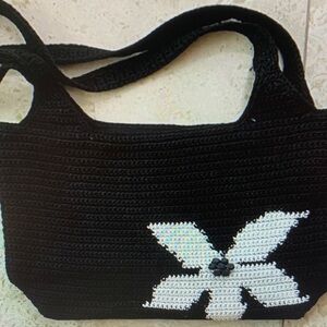 The Sak Crochet Knit Boho Shoulder Bag